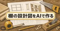 棚の設計図と材料リストをAIで作る道具8選