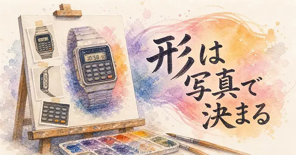 形の崩れないAI画像は、参照写真の集め方で決まるか。