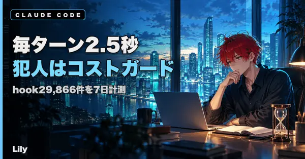 ⌛️ hook29,866件を7日計測したら、毎ターン2.5秒待たせる犯人は自分のコストガードでした