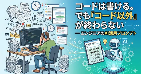 コードは書ける。でも「コード以外」が終わらない ― エンジニアのAI活用プロンプト