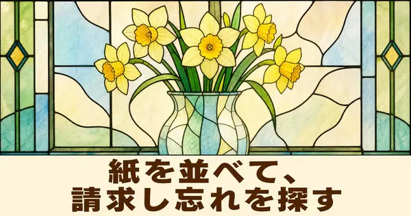 入院や通院の領収書と保険の通知を並べて、請求し忘れをAIで見つける