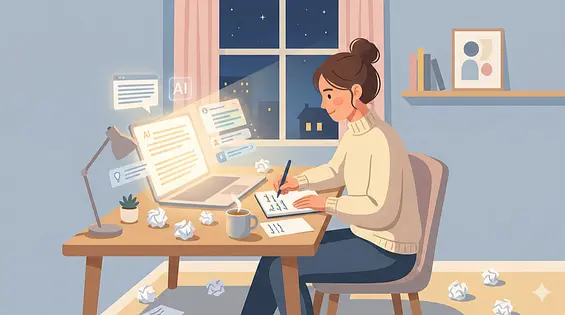 書く前の「あの時間」が一番しんどい ― ライティング・文章力アップのAI活用プロンプト