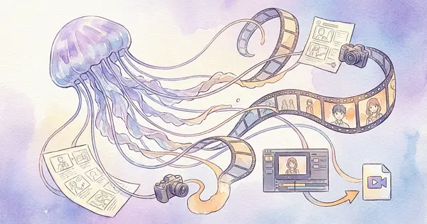 Jellyfish: 脚本→映像を全自動化するAI短編ドラマ制作OSSをエンジニア目線で解説