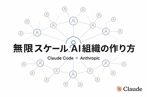 Anthropic流『無限スケールAI組織』の作り方｜Claude Code設計の真髄