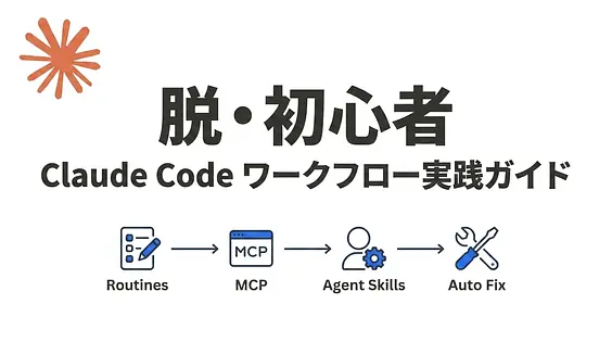 【脱・初心者】Claude Code ワークフロー実践ガイド — Routines×Auto Fix×MCPでパイプラインを組む