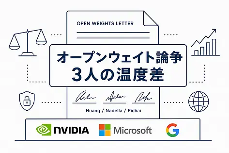 Open Weights Letterで僕が見たフアンとナデラとピチャイの本音
