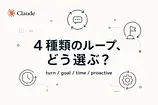 Claude Codeのループ、turn/goal/time/proactive をどう使い分けるか