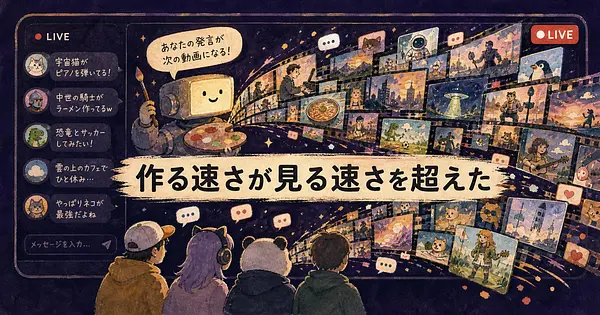 1日で37000人が見た、終わらないAI動画ライブ配信の正体
