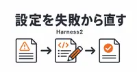 GoogleのHarness2とは？エージェントの設定を失敗から直す仕組み