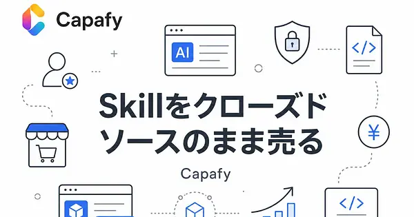 Capafy：Skillをクローズドソースで収益化できるAIマーケットプレイス