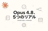 Claude Opus 4.8 — Claude Codeで使い倒した5つのリアル