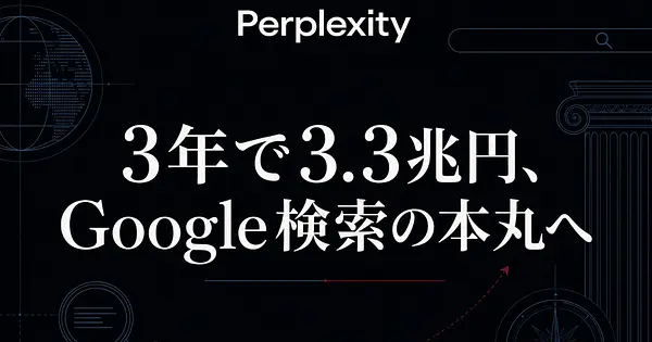 Perplexity解体新書｜アラビンド・スリニバスがGoogleを倒しに来た理由