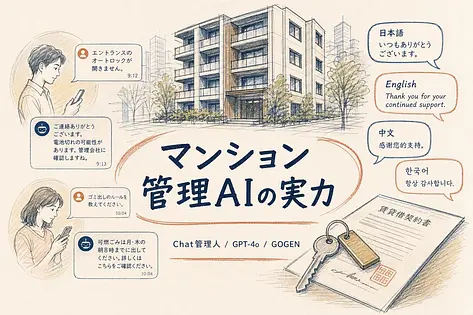Chat管理人とは GOGENのマンション管理AIを区分大家が検証