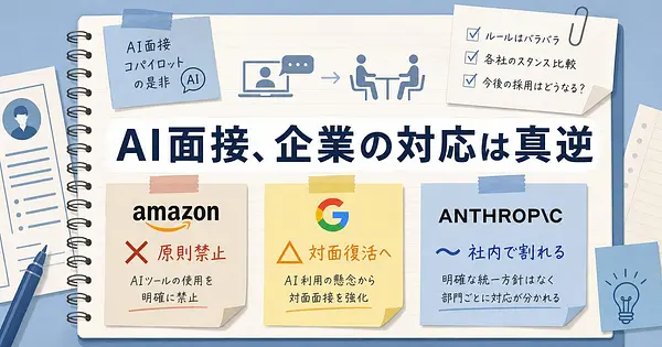 AI面接「カンニング」論争、世界の企業ルールはここまで割れている