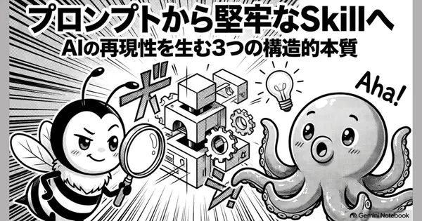 「ただのプロンプト」が「堅牢なSkill」だった｜AI活用で陥りがちな“見え方の錯覚”と再現性の本質