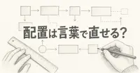 Reladrawで、AIに描かせた構成図の配置を言葉で直せるか。