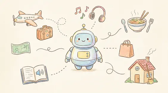Claudeが15の生活アプリと連携。旅行・音楽・食事を丸投げできるようになった