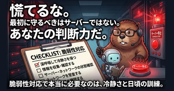 普段からある問題は、普段から対処しておけばよい
