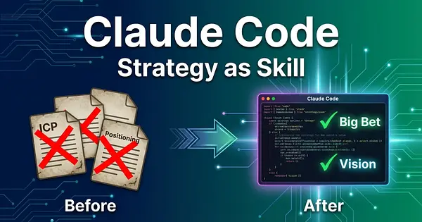 Claude Codeに"戦略"を覚えさせる — マーケ戦略スキルの手法をプロダクト戦略に応用する