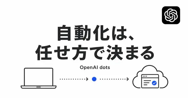 OpenAI dotsに、自分の仕事をどう自動化させるか？