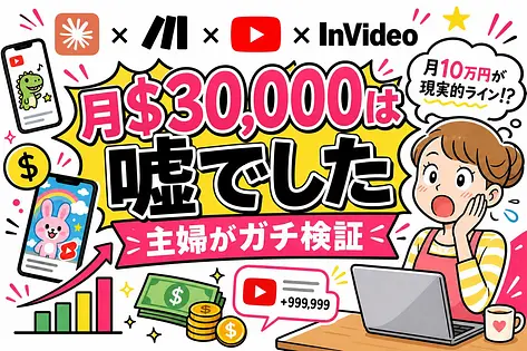 月$30,000稼ぐ「子供向けYouTube自動化」を日本人がガチ検証した結果