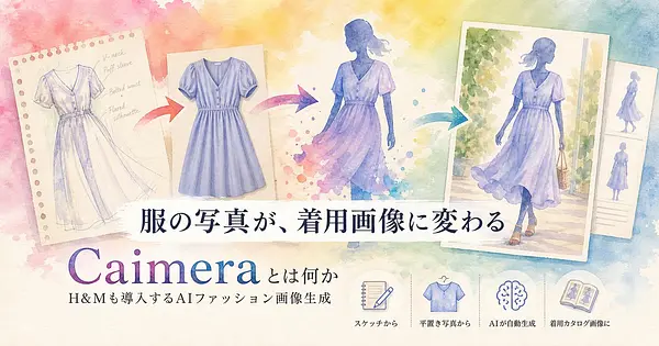Caimeraとは何か H&Mも導入するAIファッション画像生成
