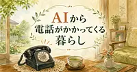 AIのほうから電話がかかってくる、シニアの孤独を減らす2つの方法