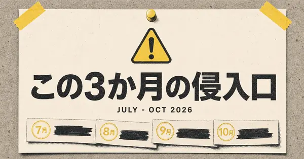 国内の不正アクセス被害まとめ、2026年7月から10月の事例と対策